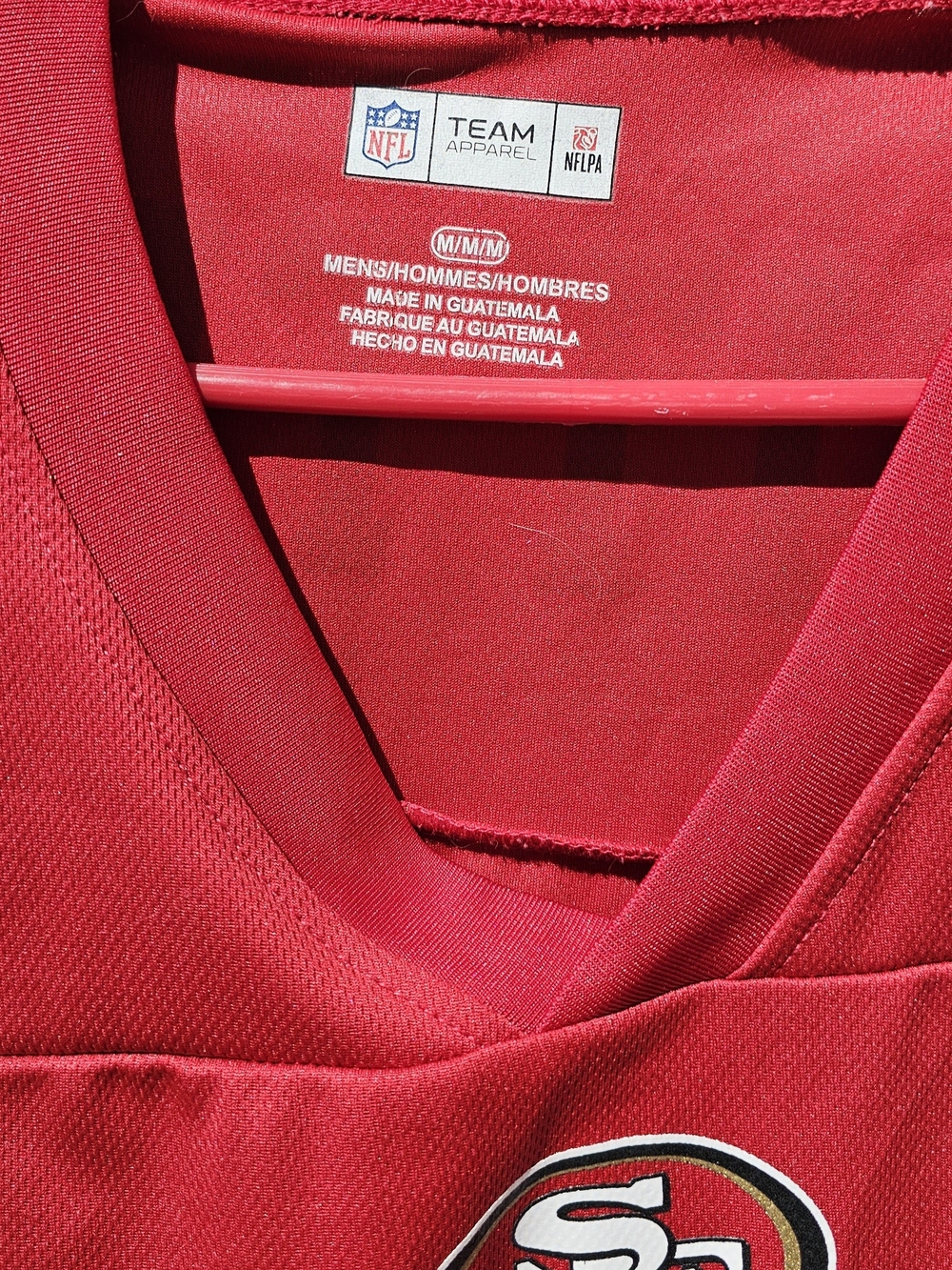 San Francisco 49ers Red #85 Football Jersey - Official NFL Team Shirt - Picture 3 of 3